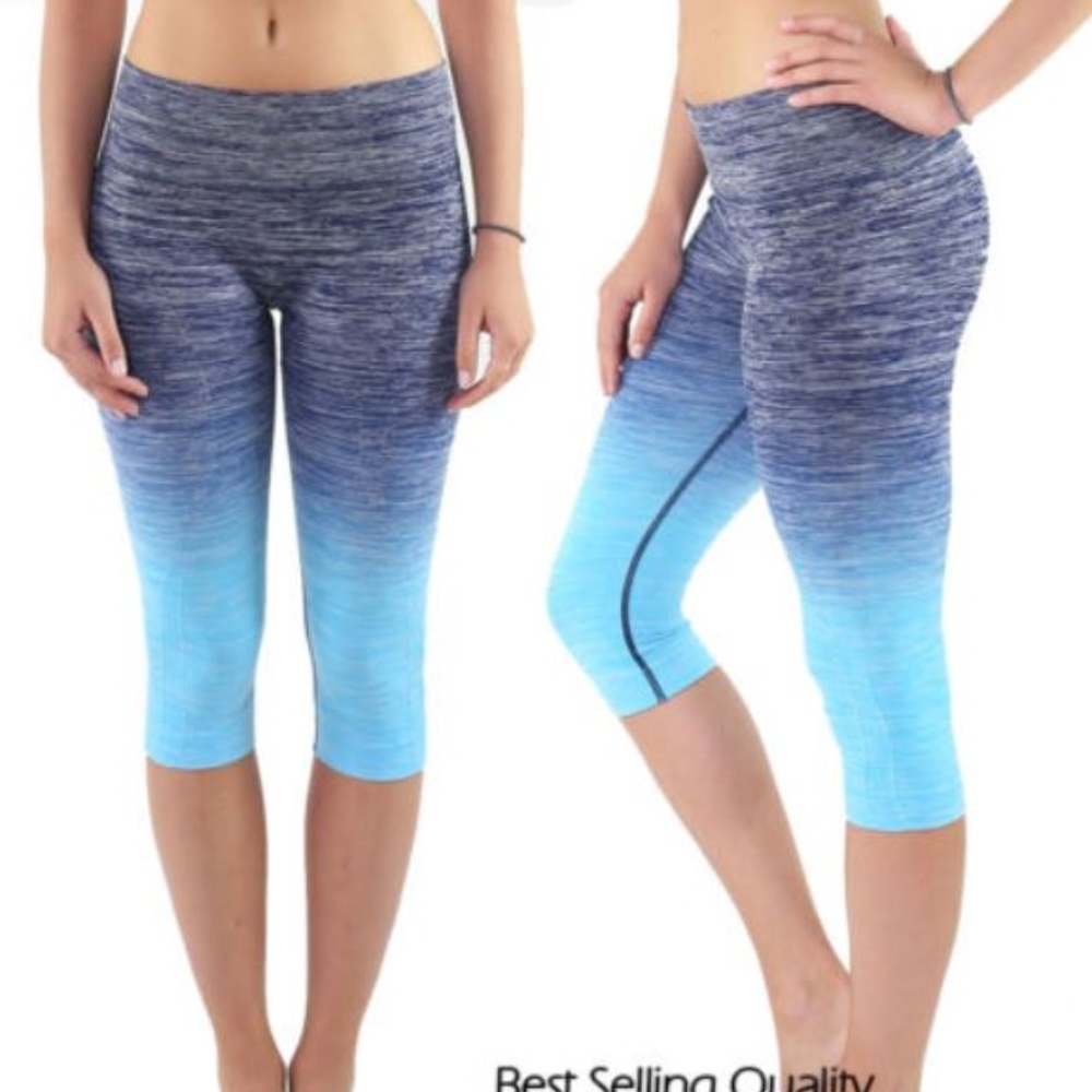 Women Sports YOGA Workout Gym Fitness Capri OB
